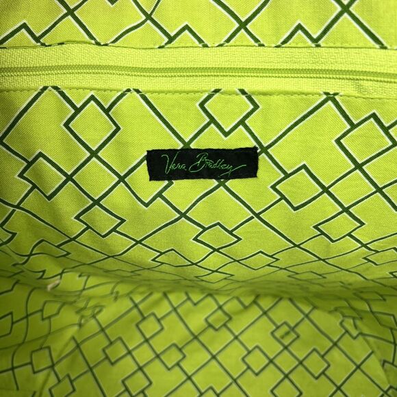 Vera Bradley Straw Beach Tote Bag Black Floral Capri Melon Tie - Picture 12 of 15